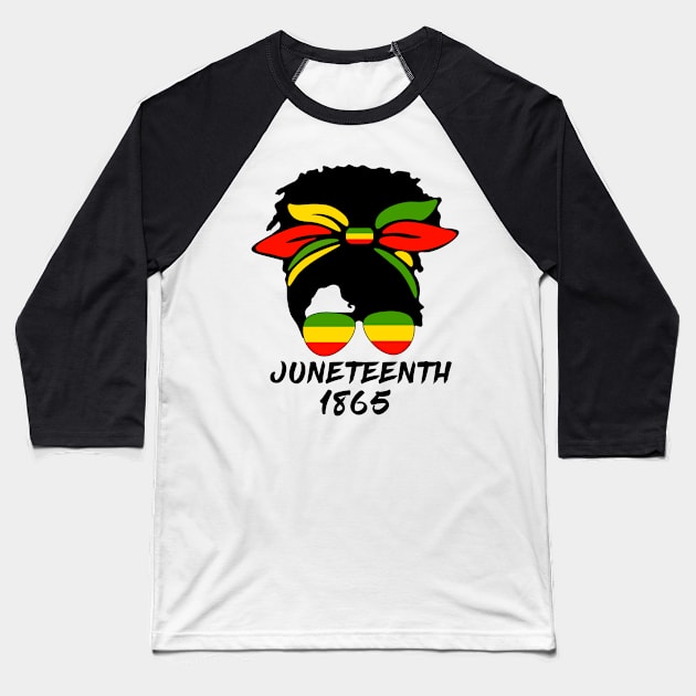 juneteenth Baseball T-Shirt by first12